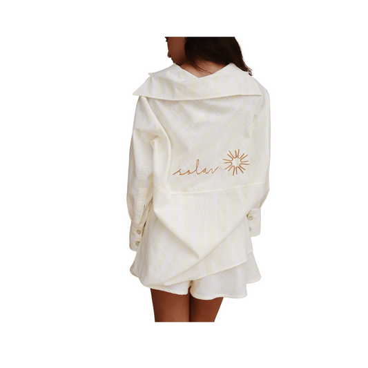 Camisa Oversize Nina Solar Colab Monpetit
